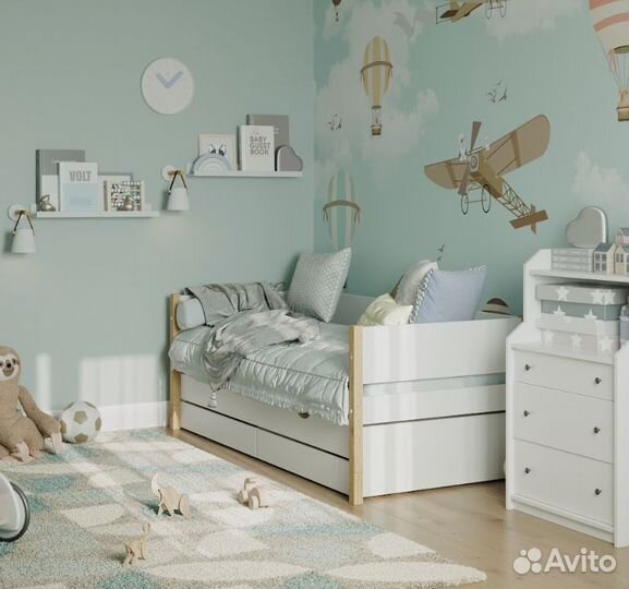 Детская кровать с ящиками Prado