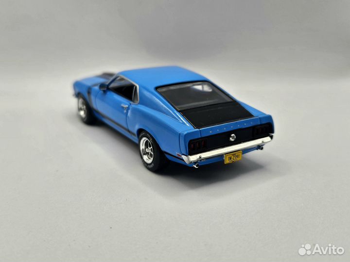 Модель автомобиля Ford Mustang Boss 302 1970 Blue