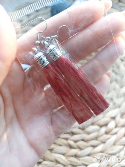 Серьги кисточки