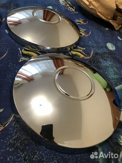 Колпаки хром на Москвич