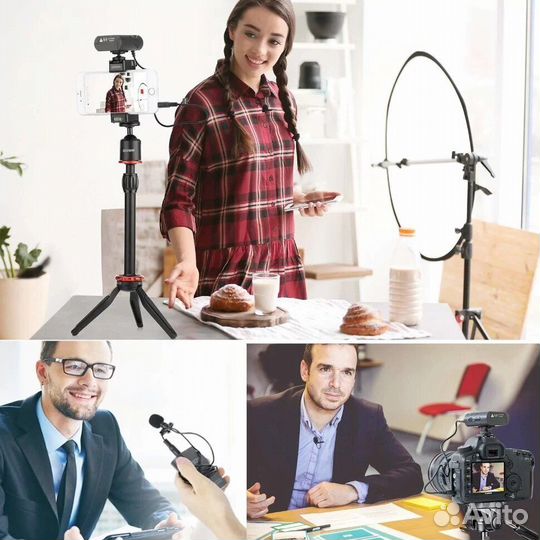 Boya Pro K2 Беспроводной микрофон, радиосистема