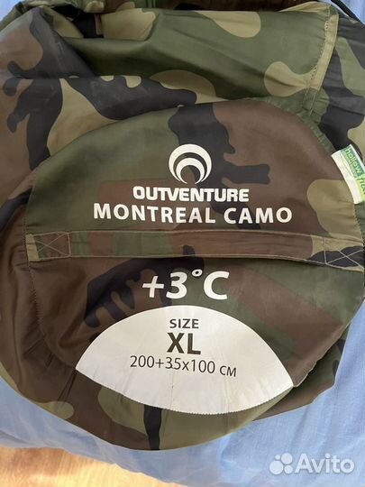 Спальные мешки Outventure Montreal camo +3