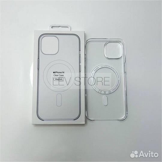 Чехол Clear Case MagSafe 12 13 14 pro pro max