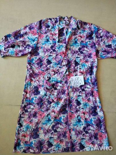 Платья, халаты, блузка, юбка, лифчик, б/у. СССР