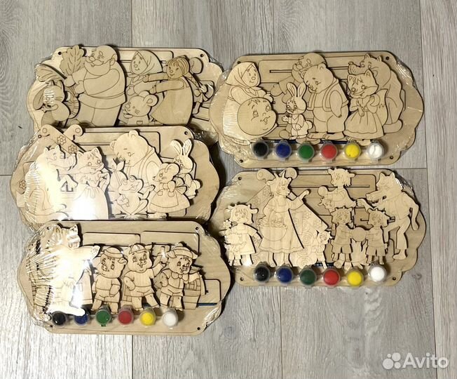 Детский набор для творчества из фанеры