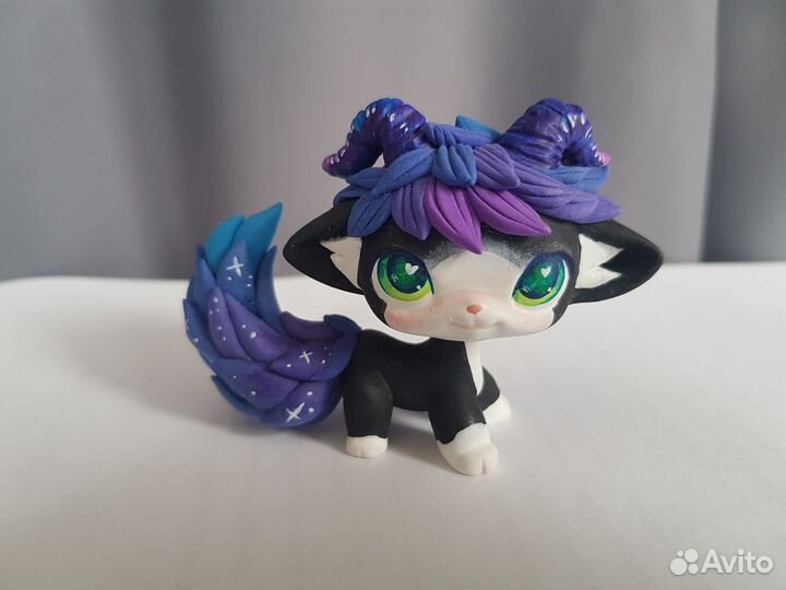 Лпс стоячка кошка ооак кот эльф lps