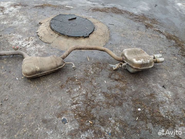 Глушитель volkswagen passat CC