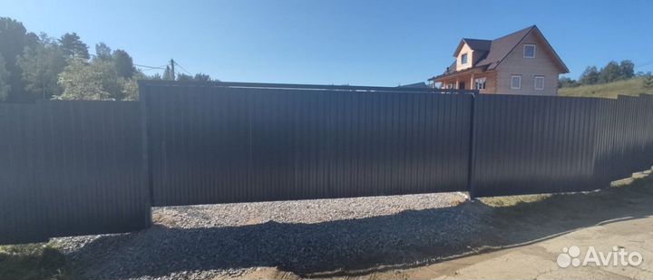 Установка заборов под ключ