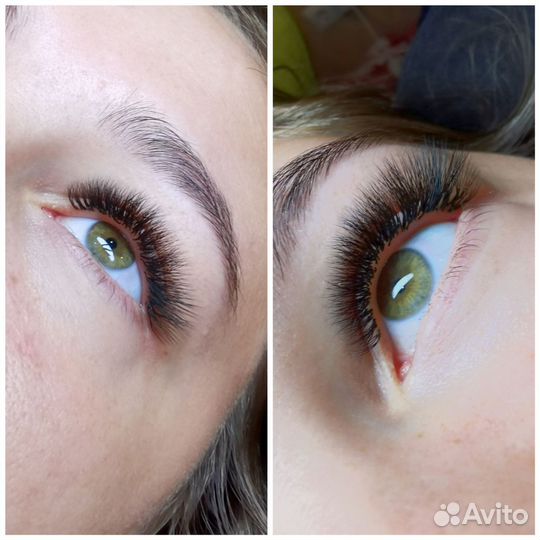 Наращивание ресниц, модель