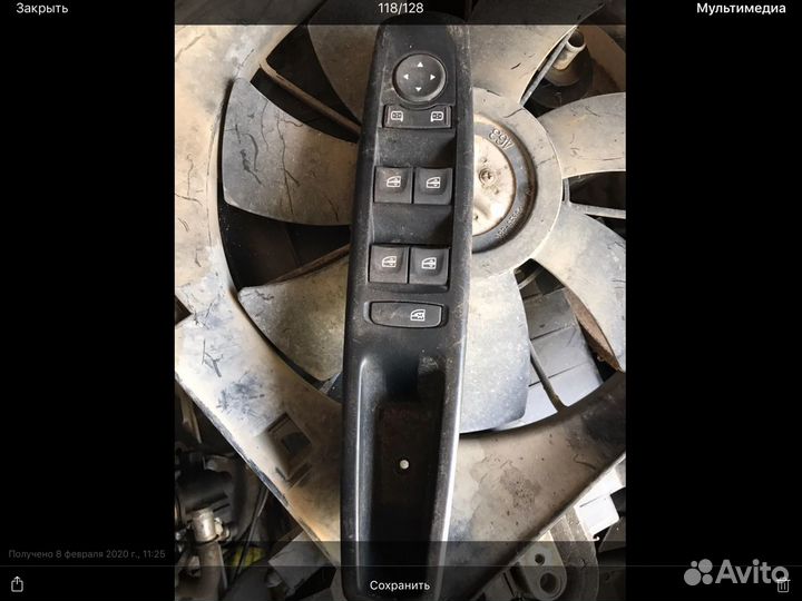 Блок управления стеклоподъемников Рено Меган