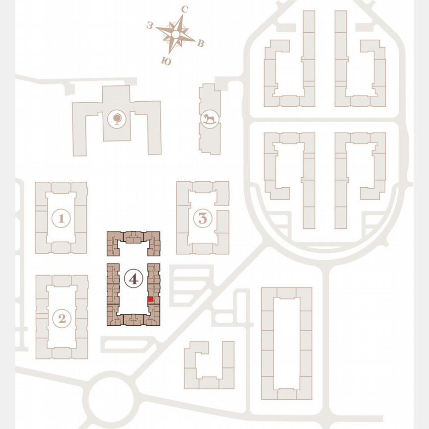 1-к. квартира, 38 м², 4/4 эт.
