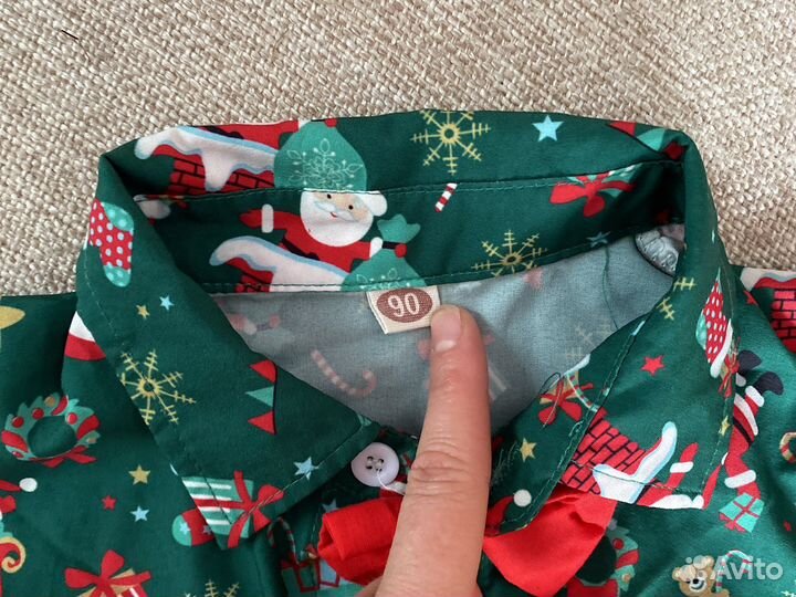 Новогодний боди для мальчика