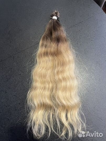 Волосы для наращивания славянка амбре 40-45 см