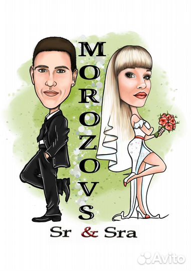 Рисую на заказ мультишаржи, шарж