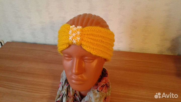 Повязка вязаная