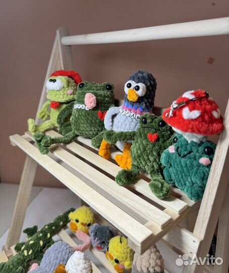 Вязаные игрушки ручной работы