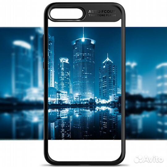 Чехол (бампер) Xiaomi Mi 6, черный, с прозрачной з