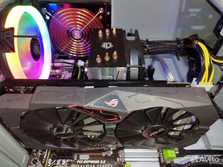 Игровой Компьютер Core i7/3.8Ghz/16Gb/Rx570Strix