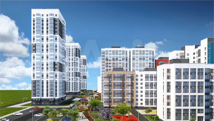 2-к. квартира, 55,1 м², 9/13 эт.