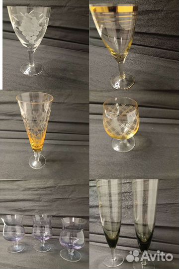 Бокалы/штоф СССР