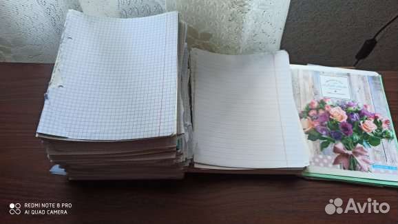 Тетрадные листы в клетку и линию листы А4