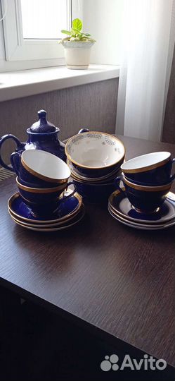 Чайная посуда cobalt