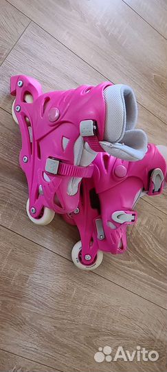 Ролики детские (28-31р) +шлем