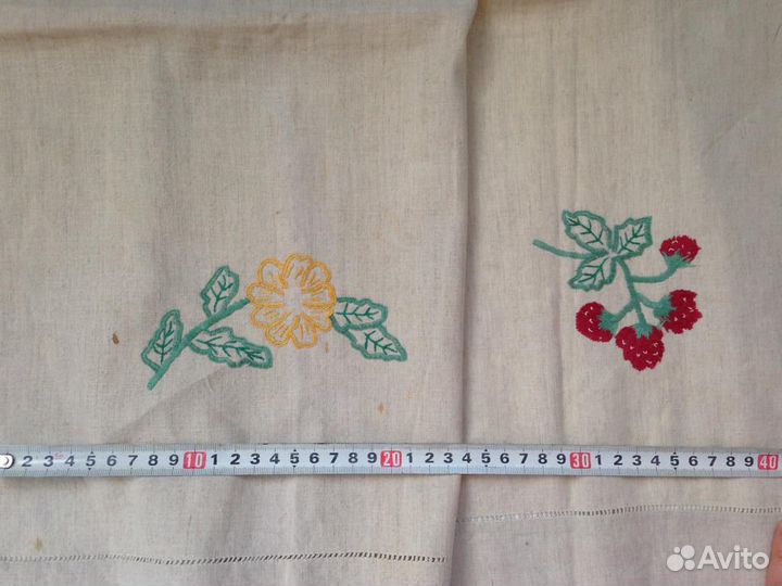 Текстиль винтаж ручная вышивка