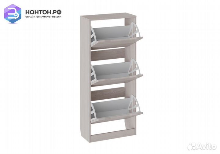 Тумба для обуви Тетра тип 1 ясень шимо