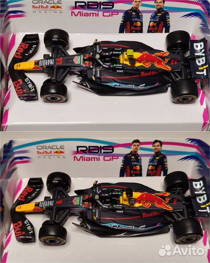 Модели Формула 1 Red Bull RB19 Miami GP