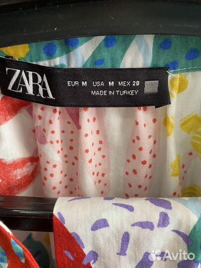 Платье zara размер m