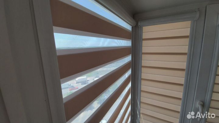 Рулонные шторы день ночь