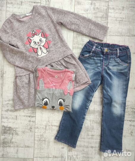 Одежда пакетом на девочку 110 116