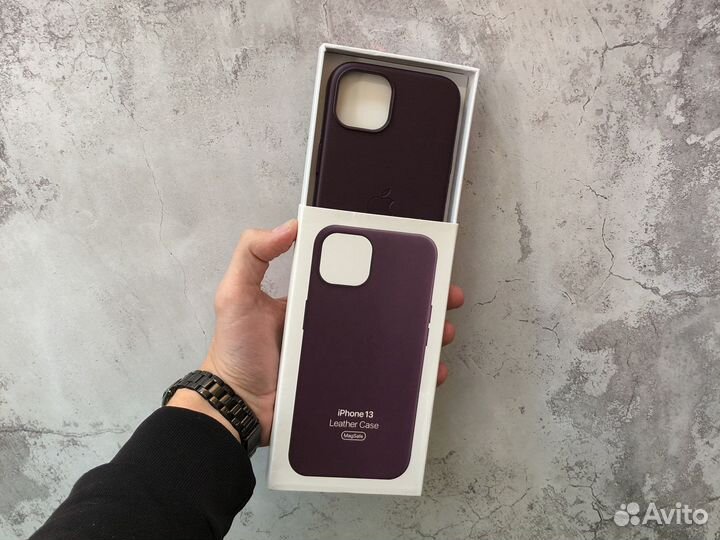 Чехол Leather Case iPhone 13