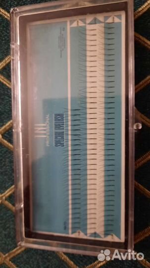 Ресницы пучки N10, 2-х шт. безузелковые на ленте