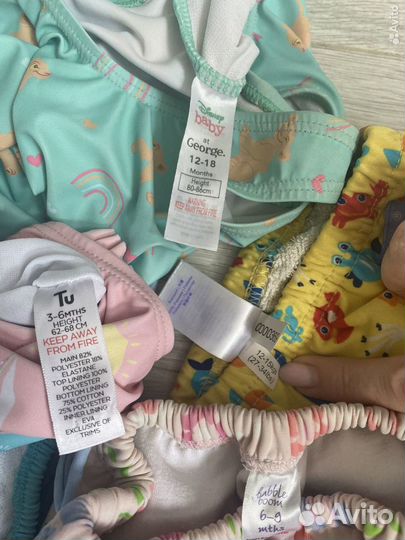 Купальник для девочки 62, 68, 74, 80, 86