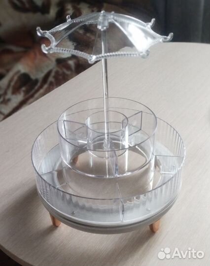 Вращающийся органайзер для косметики