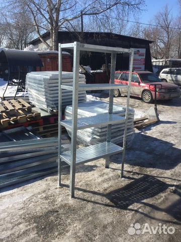 Стеллажи оцинкованные 50 шт