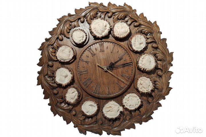 Часы большие с животными (под заказ)