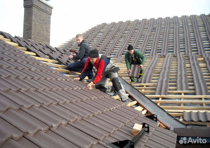 Крыша кровельные работы