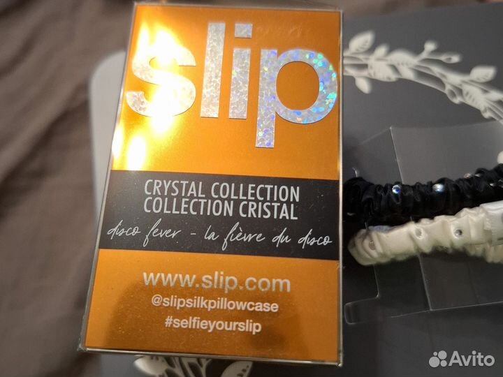 Slip silk резинка для волос со стразами