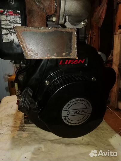 Двигатель дизельный лифан 192FD 15 л. с