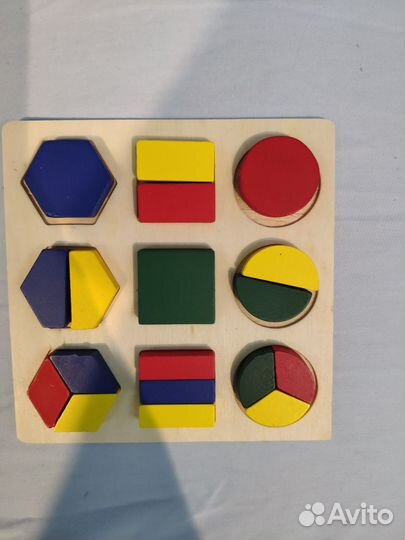 Пазлы детские деревянные