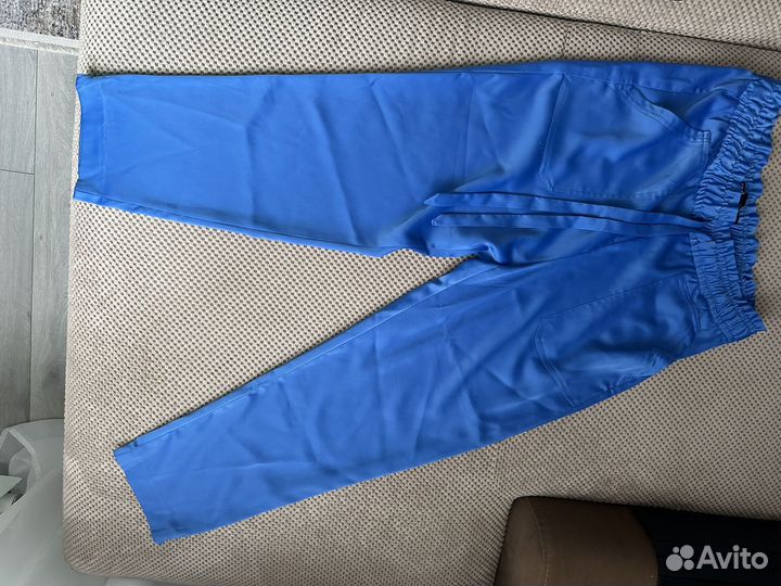 Сатиновые брюки zara 42-44