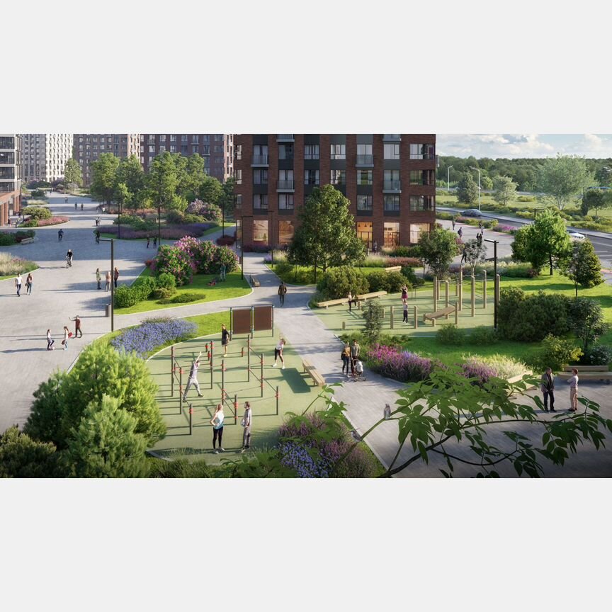 2-к. квартира, 57,1 м², 8/9 эт.