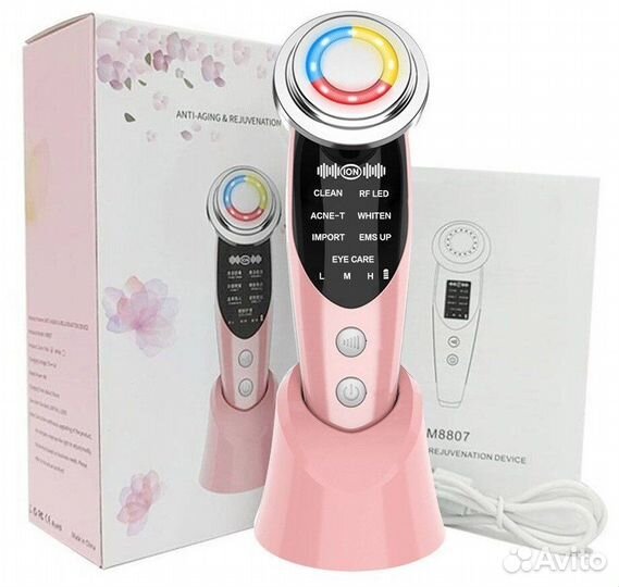 Многофункциональный микротоковый массажер для лица