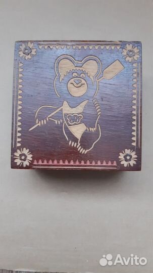 Шкатулка. Олимпийский Мишка. Олимпиада-80