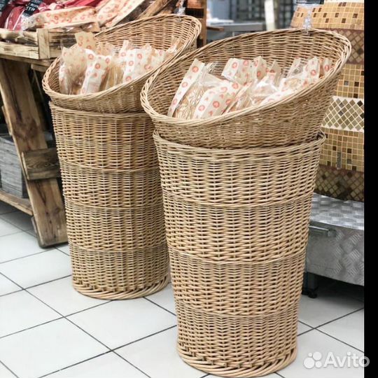 Изготовление плетеных корзин и лотков