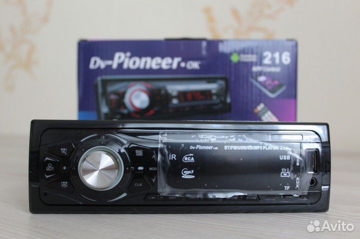 Магнитола Pioneer с Bluetooth