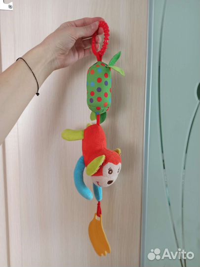Игрушка погремушка с грызунком